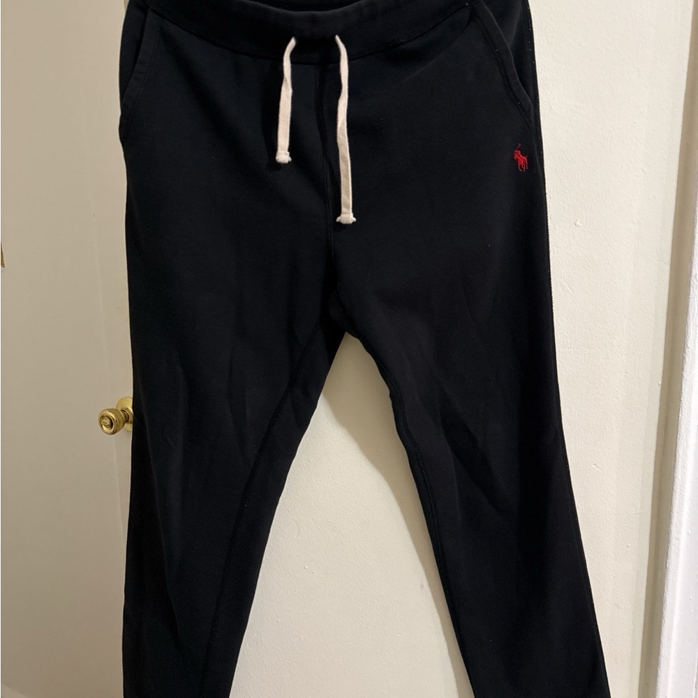 black men polo sweatpants